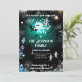 Benutzerdefinierte Halloween-Party-Spooky-Geister  Einladung (Stehend Vorderseite)