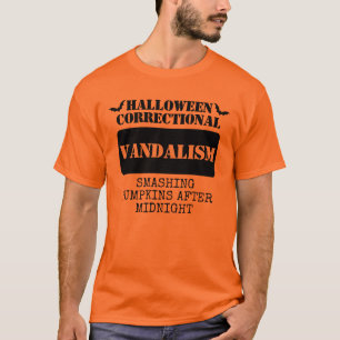 Benutzerdefinierte Halloween-Schadensgruppe T-Shirt