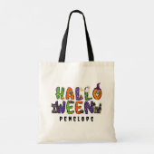 Benutzerdefinierte Halloween-Süßigkeiten-Tasche / Tragetasche (Rückseite)