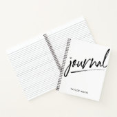 Benutzerdefinierte handgeschriebene Skriptblattfar Notizblock (Innenseite)