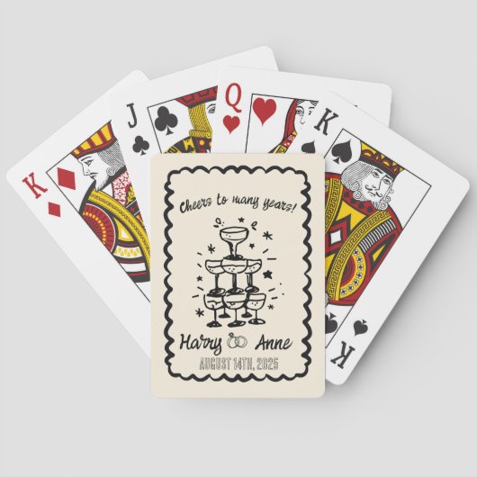 Benutzerdefinierte handgezeichnete Spielkarten (Rückseite)
