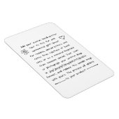 Benutzerdefinierte Handschrift Magnet (Rechte Seite)