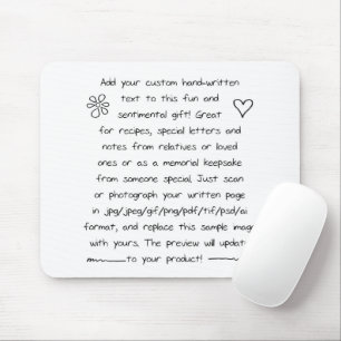 Benutzerdefinierte Handschrift Mousepad