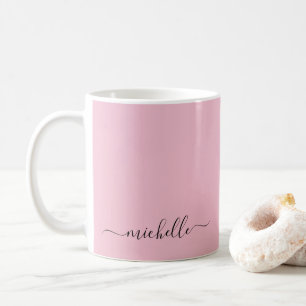 Benutzerdefinierte Handschrift Text Name Farbe Ros Kaffeetasse