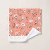 Benutzerdefinierte Handtücher mit weißen Mohnblume (Waschlappen)