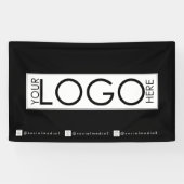 Benutzerdefinierte Hanging-Banner Logo-Logo Social Banner (Horizontal)