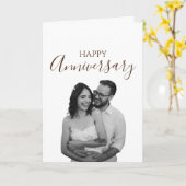 Benutzerdefinierte Happy-Jubiläumskarte Karte (Gelbe Blume)