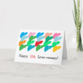 Benutzerdefinierte Happy Liver-Jubiläum und viele (Vorderseite)