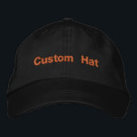 Benutzerdefinierte Hat gedruckte Text Cap Elegant  Bestickte Baseballkappe<br><div class="desc">Ein individueller Hut mit gedrucktem Text für ein elegantes Aussehen,  geeignet für Männer und Frauen. Text: Geben Sie den gewollt Text ein. Wählen Sie eine Nachricht aus,  die das elegante Thema Anzug,  z. B. einen Namen,  ein Monogramm oder ein aussagekräftiges Wort/eine Phrase.</div>