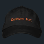 Benutzerdefinierte Hat gedruckte Text Cap Elegant  Bestickte Baseballkappe<br><div class="desc">Ein individueller Hut mit gedrucktem Text für ein elegantes Aussehen,  geeignet für Männer und Frauen. Text: Geben Sie den gewollt Text ein. Wählen Sie eine Nachricht aus,  die das elegante Thema Anzug,  z. B. einen Namen,  ein Monogramm oder ein aussagekräftiges Wort/eine Phrase.</div>