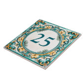Benutzerdefinierte Hausnummer Emerald Grove Fliese (Seite)