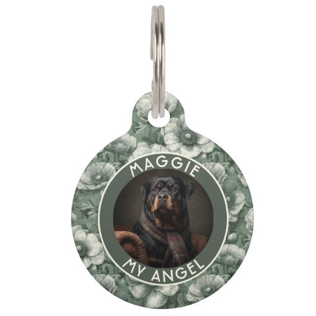 Benutzerdefinierte Haustier-Themen-Geschenk Anemon Haustiermarke (Vorderseite)