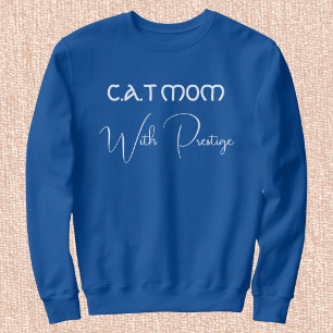 Benutzerdefinierte Haustierliebhaberin Weißes Skri Sweatshirt