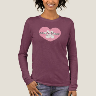 Benutzerdefinierte Hautier-Mama mit Namen Adoption Tri-Blend Shirt