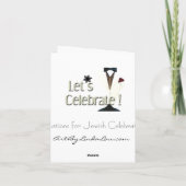 Benutzerdefinierte hebräische Namenskarte Dankeskarte (Rückseite)