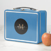 Benutzerdefinierte hellblaue Lunchbox – Name & QR- (Beispiel)