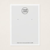 Benutzerdefinierte, hellgraue Ohrring-Grafikkarte (Vorderseite)