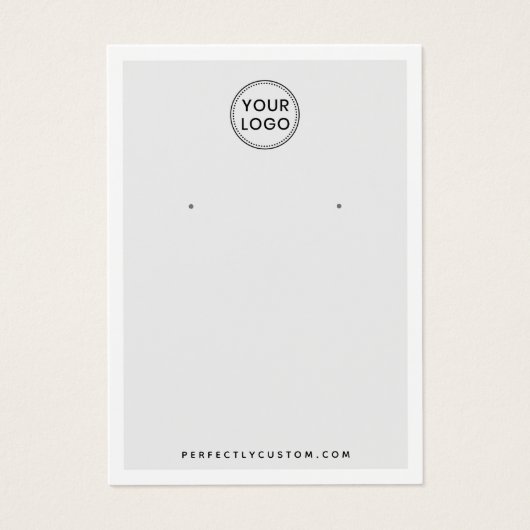 Benutzerdefinierte, hellgraue Ohrring-Grafikkarte (Vorderseite)