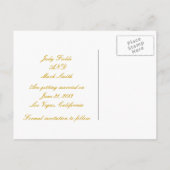 Benutzerdefinierte Herz-Lemon-Multifunktionsleiste Ankündigungspostkarte (Rückseite)