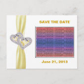 Benutzerdefinierte Herz-Lemon-Multifunktionsleiste Ankündigungspostkarte (Vorderseite)