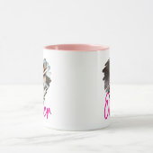 Benutzerdefinierte Herz-Shaped Tasse mit Namen (Zentrum)