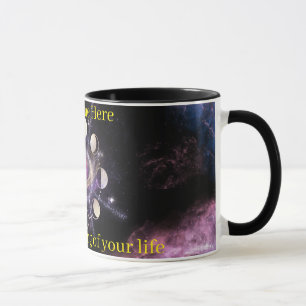 Benutzerdefinierte himmlische Mondphasen Spirituel Tasse
