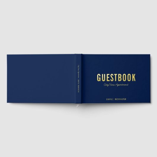 Benutzerdefinierte Hintergrundfarbe Fett modern un Gästebuch (Voll)