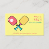 Benutzerdefinierte Hintergrundfarbe und Text-Pickl Visitenkarte (Vorderseite)