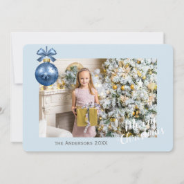 benutzerdefinierte hinzufügen Sie Ihre Foto Weihna Feiertagskarte