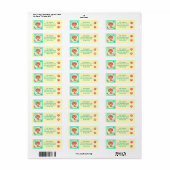 Benutzerdefinierte Hipster Cat-Rücksendeadressen-A (Vorne)