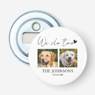 Benutzerdefinierte Hochzeit für Haustiere Flaschenöffner