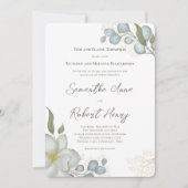 Benutzerdefinierte Hochzeit im Herbst im Herbst Einladung (Vorderseite)