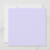 Benutzerdefinierte Hochzeit Save the Date Lavendel (Rückseite)