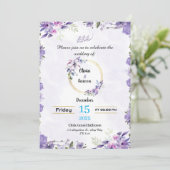 Benutzerdefinierte Hochzeitseinladung Design Einladung (Stehend Vorderseite)