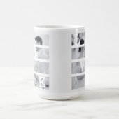 Benutzerdefinierte Hochzeitsfoto "LIEBE" Kaffeetasse (Mittel)