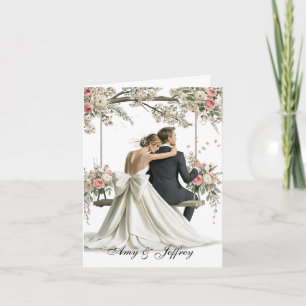 Benutzerdefinierte Hochzeitskarte Karte