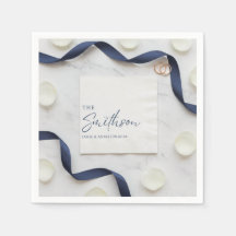 Benutzerdefinierte Hochzeitsservietten: Personalis