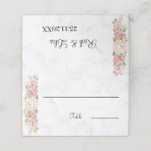 Benutzerdefinierte Hochzeitstabelle für elegante R Platzkarte (Außenseite Aufgefaltet)