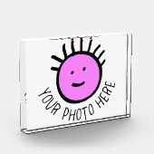 Benutzerdefinierte HORIZONTALE FOTOBLOCK-Blank-Vor Fotoblock (Links)