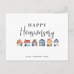 Benutzerdefinierte Housiversary-Karte für Kelly Postkarte