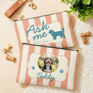 Benutzerdefinierte Hunde-Foto-Bernedoodle-Mama-Ges Zubehörtasche