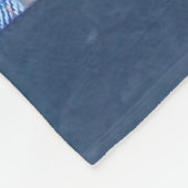 Benutzerdefinierte Hunde-Foto-Decke mit Name des H Fleecedecke (Ecke)