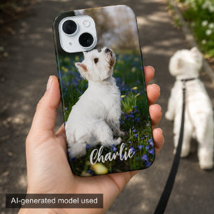 Benutzerdefinierte Hunde-Foto-Handyhülle mit Namen Case-Mate iPhone Hülle