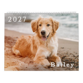 Benutzerdefinierte Hunde-Foto Haustierliebhaber Ei Kalender