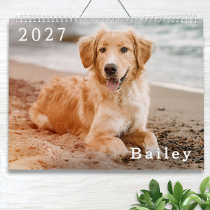 Benutzerdefinierte Hunde-Foto Haustierliebhaber Ei Kalender