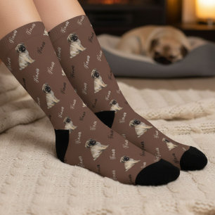 Benutzerdefinierte Hunde-Foto-Socken Socken