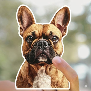 Benutzerdefinierte Hundegesichts-Aufkleber Aufkleber