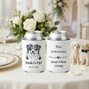 Benutzerdefinierte Hundehochzeit Dosenkühler