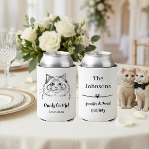 Benutzerdefinierte Hundehochzeit Dosenkühler