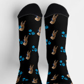 Benutzerdefinierte Hundestrümpfe — Personalisierte Socken (Oben)